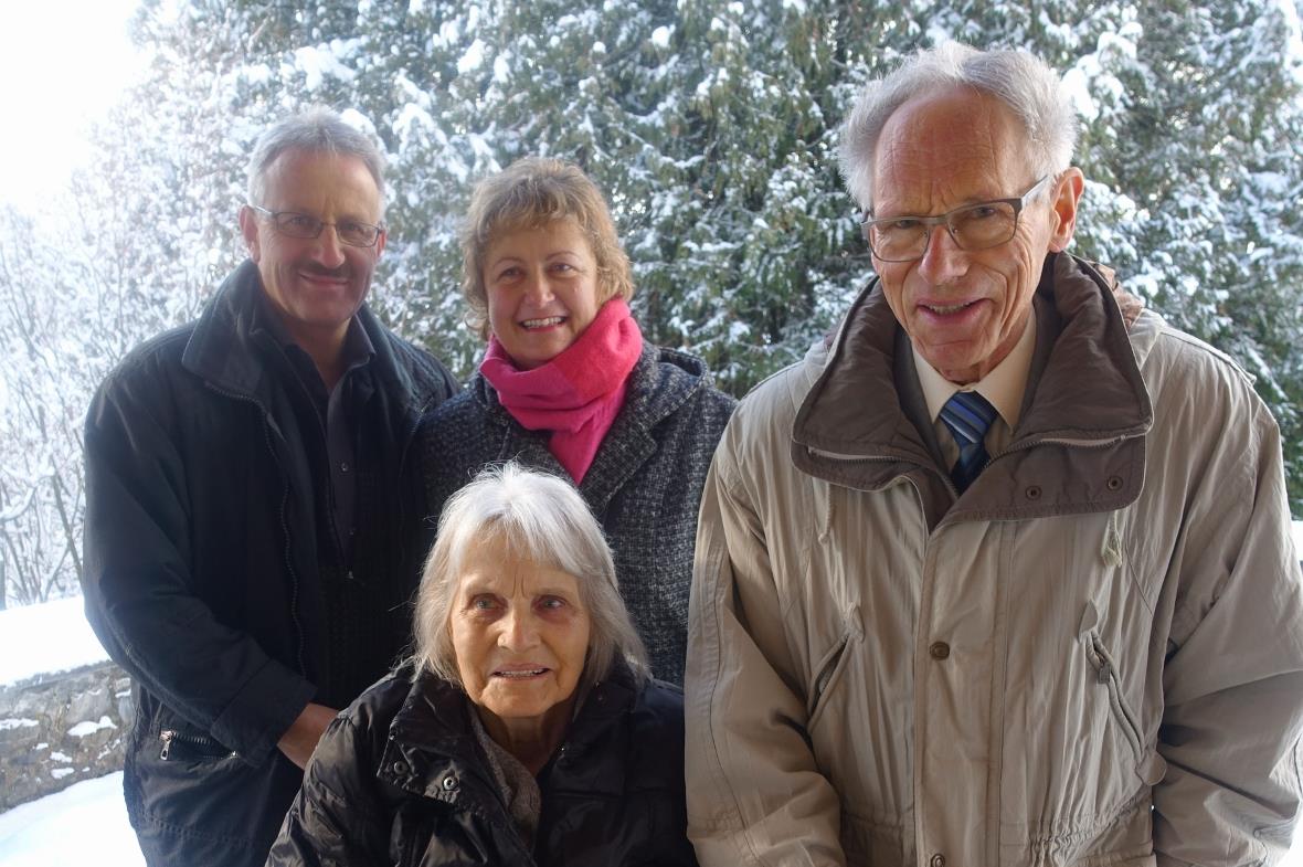 Rosmarie Kuhn ist Gast im Haus Fuhrenmatte, wo sie von Werner und Ruth Lempen un...