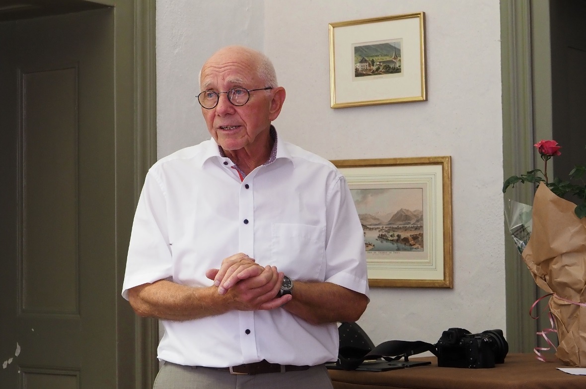 Ruedi Minnig, Präsident des Cantate Chores: «Mit dir lachen wir das Leben an und...