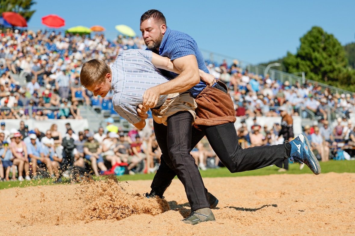 Ruedi Roschi aus Oey siegte im zweiten Gang gegen Etienne Burger.