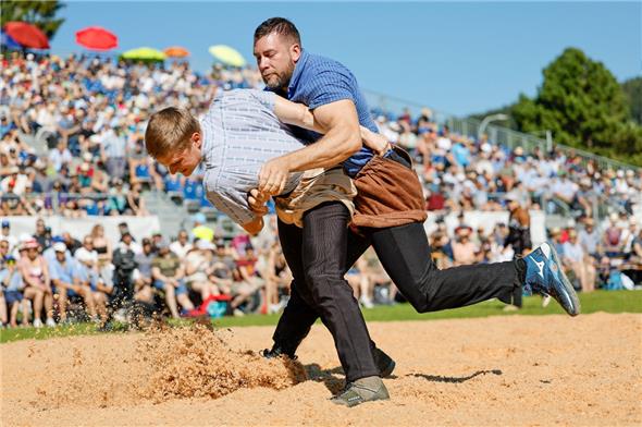 Ruedi Roschi aus Oey siegte im zweiten Gang gegen Etienne Burger.