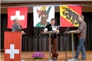SVP-Sektionspräsident von St. Stephan, Kilian Wyssen (Mitte) nahm die Nationalrä...