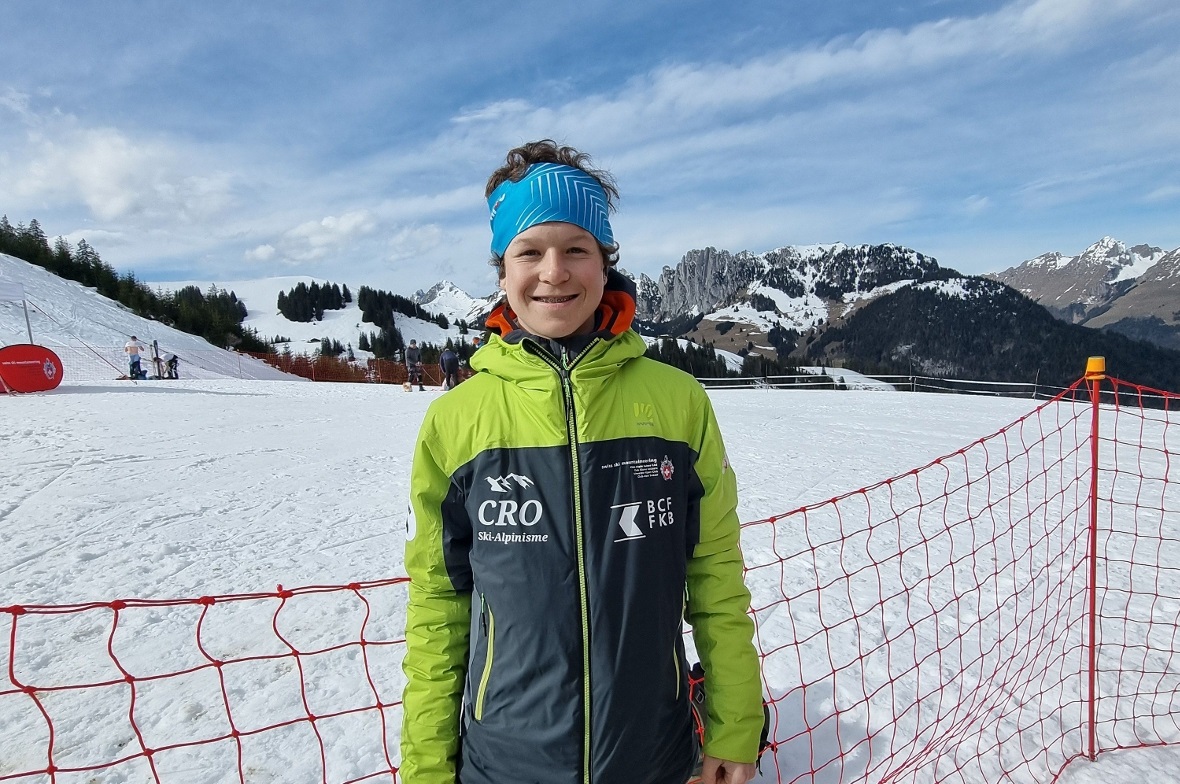 Sam Schär aus Zweisimmen hatte Pech und konnte nur trainingshalber am Rennen teilnehmen.