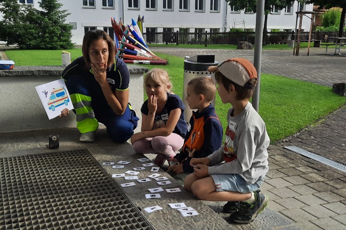 Samariter „Globis erste Hilfe“.