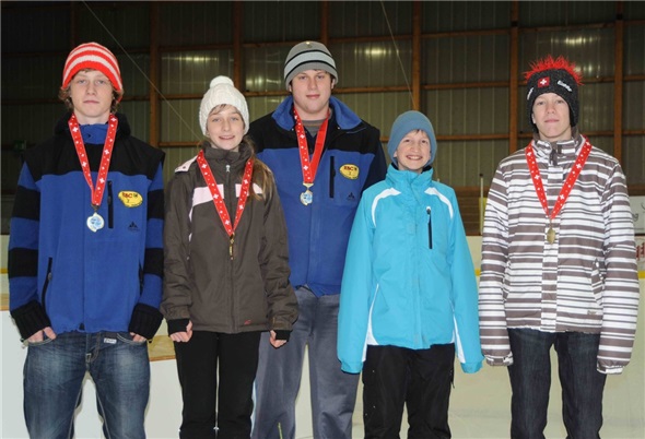 Sandro, Lara, Tobias Bischoff , Klemens Buchs und Sascha Siegenthaler.