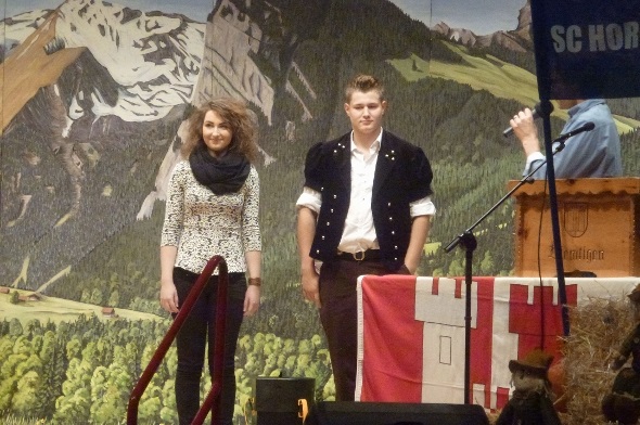 Sarah Messerli und Patrick Wampfler mit sehr gutem Lehrabschluss.