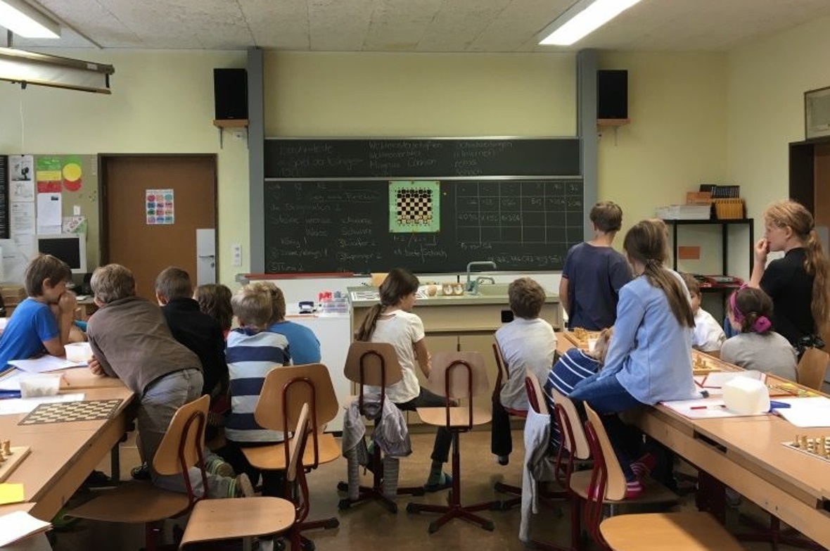 Schach in der Projektwoche.