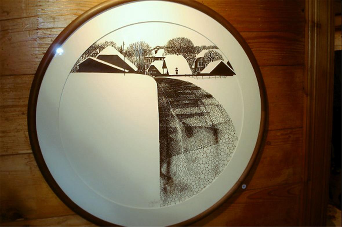 Scherenschnitt von Ernst Oppliger