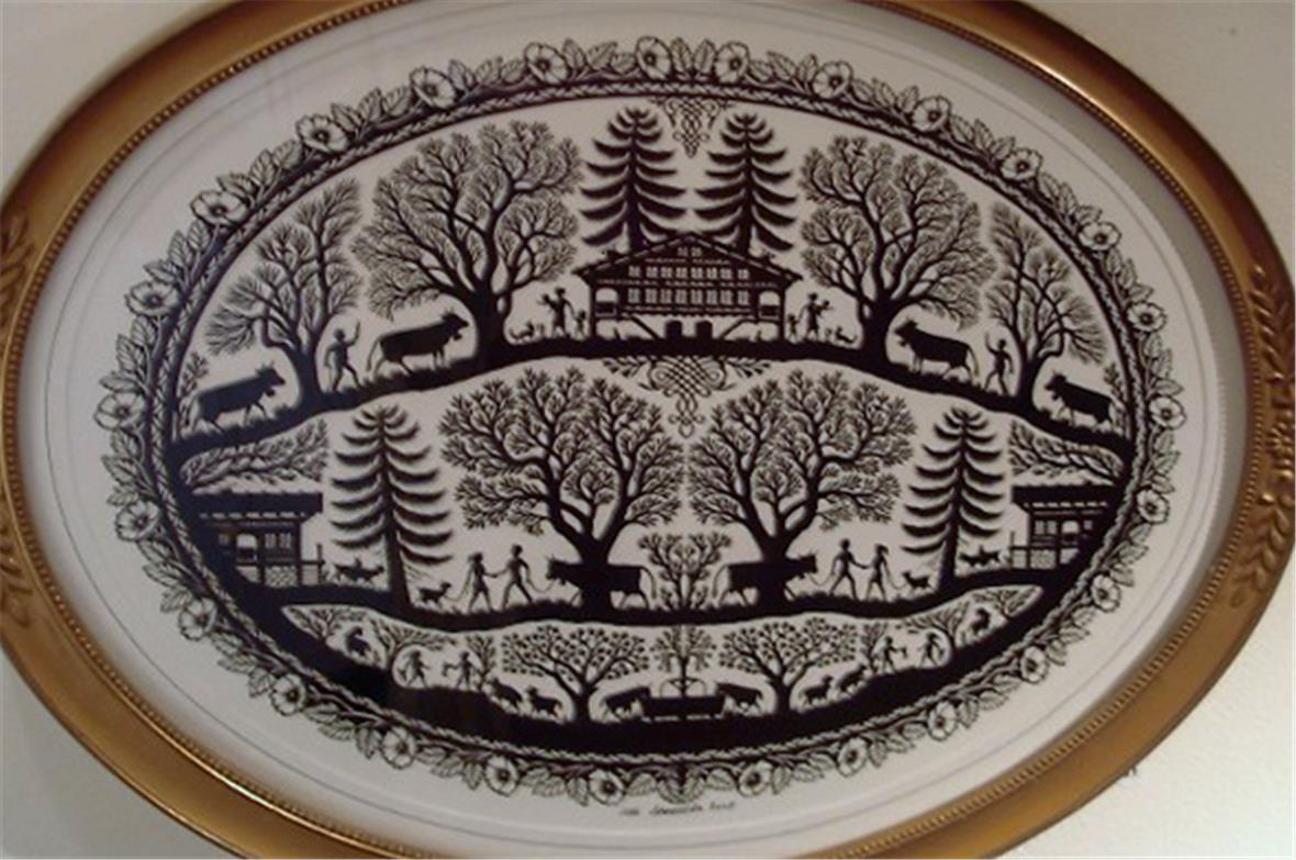 Scherenschnitt von Ueli Hauswirth