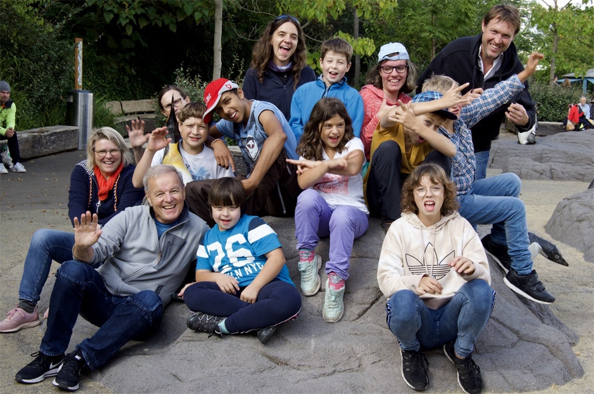Schlussbouquet im Zoo.