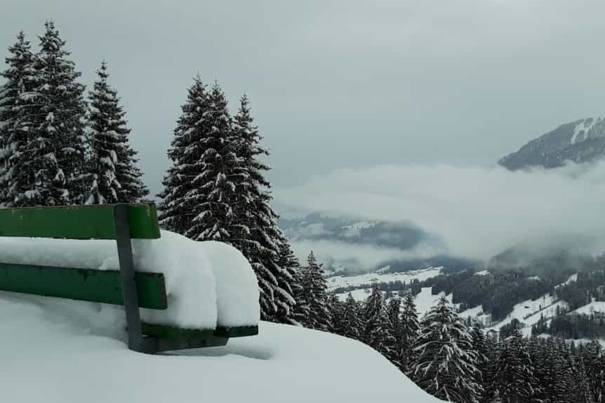 Schnee, Schnee, überall Schnee.