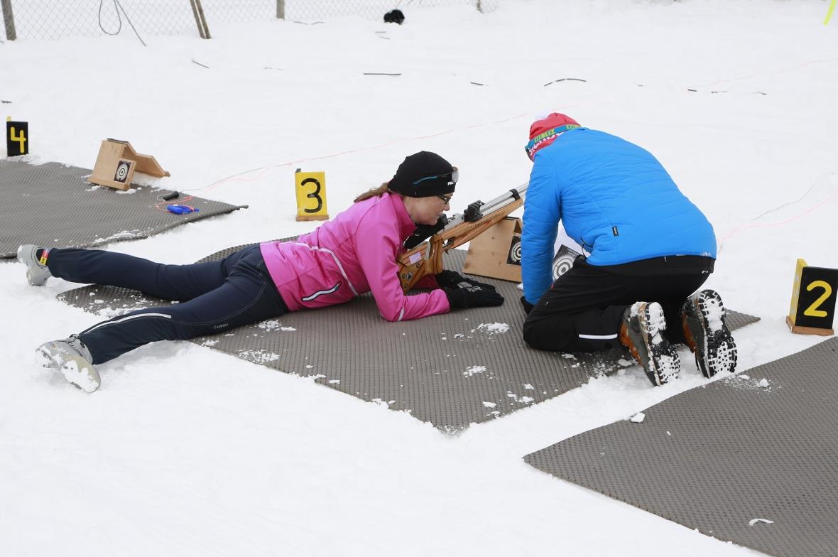 Schnell wurde die Langläuferin vom Biathlonfieber erfasst