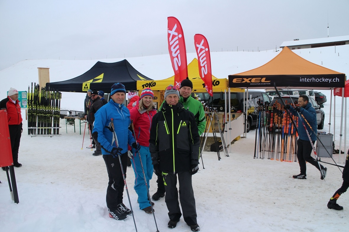 Schreiben gerne Langlauf-Heldengeschichten über Destinationsgrenzen: Ernst Beetschen, 1976 Olympionike Bergluft Sport Lenk, Sina Walder, Bergluft Sport Lenk, Ruedi Heimann, gebürtiger Oberwiler und smarter Fischer-Botschafter und Stefan Pfister, Aktiv-Präsident Sparenmoos.