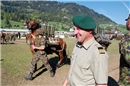 Schweizer Trainsoldaten demonstrierten den Kampfeinsatz