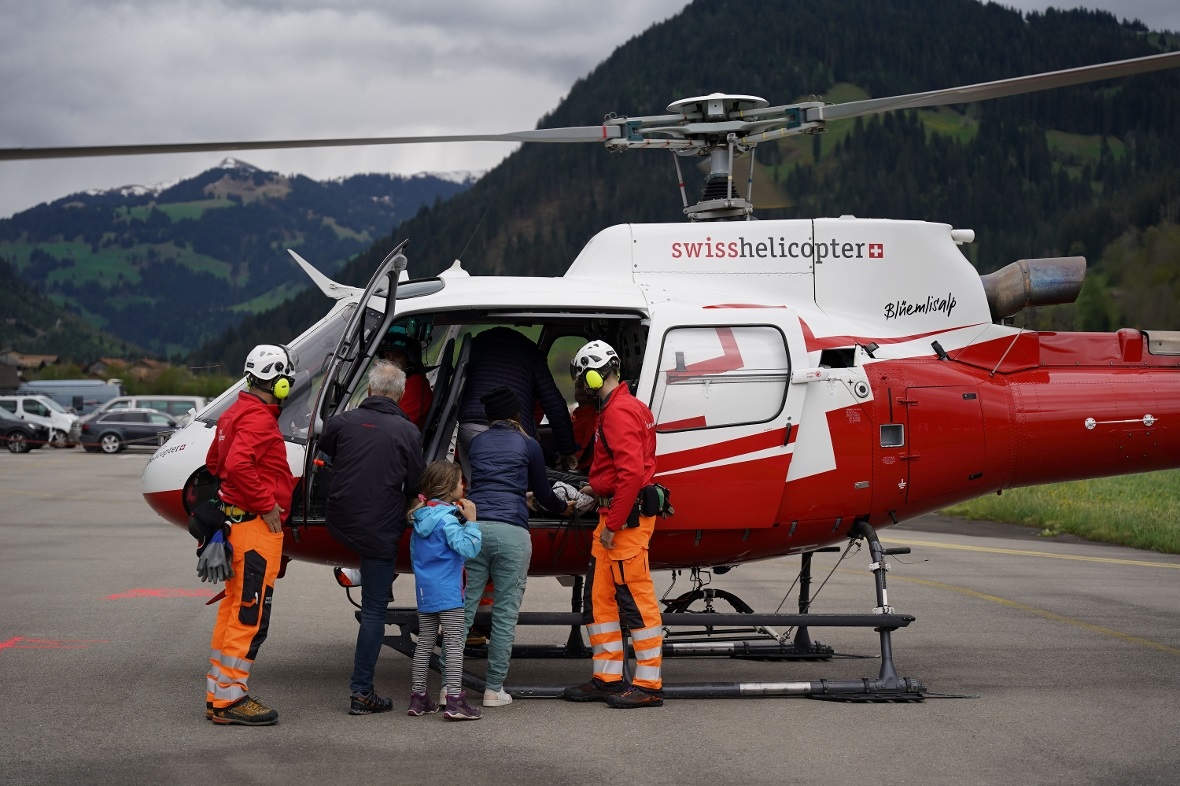 Sehr gefragt waren die Rundflüge, die Swiss Helicopters durchführten. Trotz zwei...