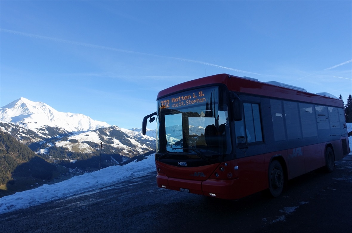 Seit dem 22. Dezember 2018 fährt der Skibus, aktuell auch noch ohne Skibetrieb, täglich zehn Mal von Matten via St. Stephan bis in den Lengenbrand und wieder zurück.