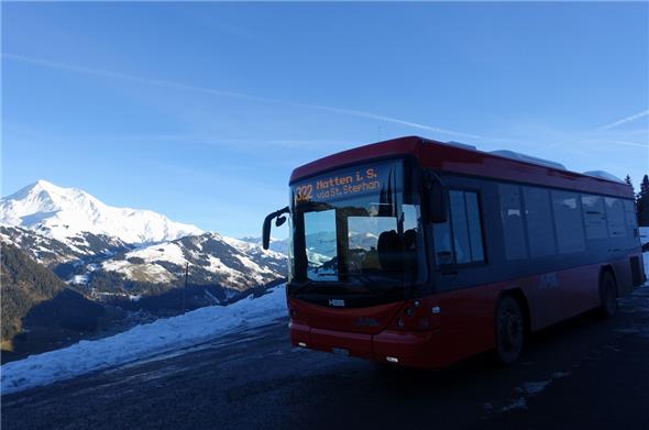 Seit dem 22. Dezember 2018 fährt der Skibus, aktuell auch noch ohne Skibetrieb, täglich zehn Mal von Matten via St. Stephan bis in den Lengenbrand und wieder zurück.