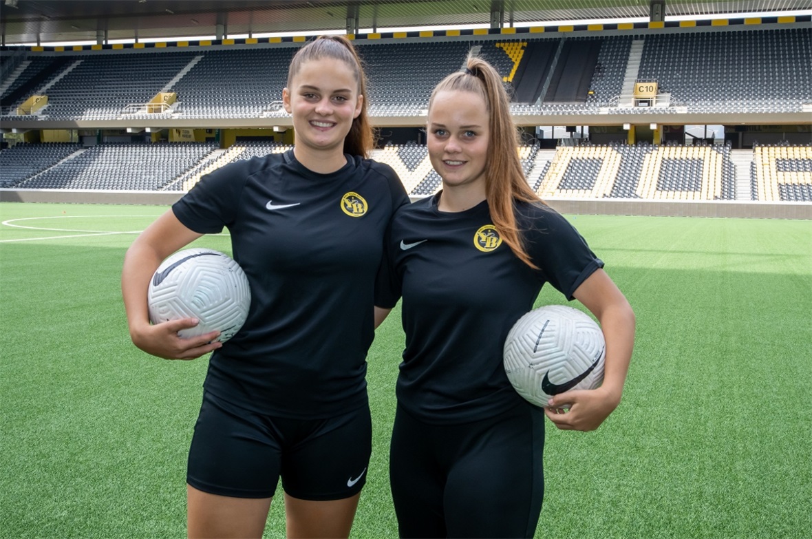 Selina und Rilana Ueltschi spielen bei den YB Frauen U19.