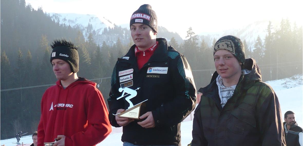 Sepp Gerber siegte am Rossberg Sepp Gerber siegte bei den Junioren vor Fabian Meyes und Jörg Knutti