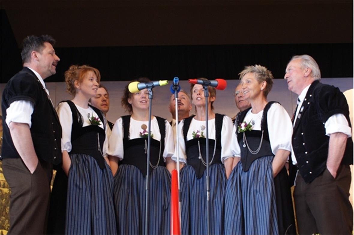 Sie sorgten für einen würdigen Rahmen: Die Horejodler aus dem Diemtigtal.