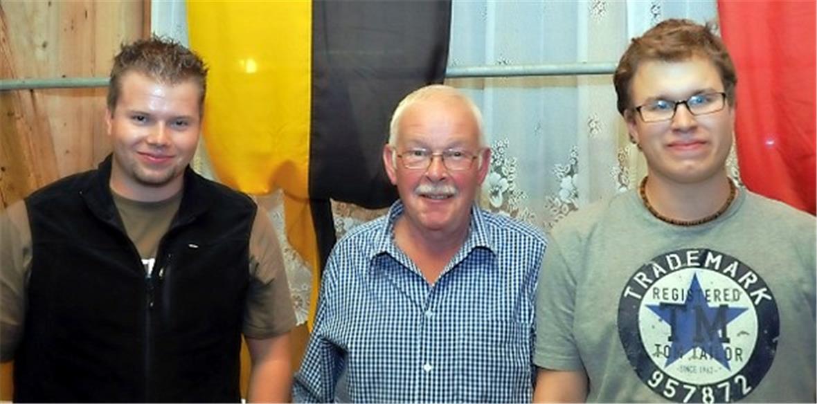 Sie überzeugten im Final mit starken Nerven. Von links: Hans Spring, als Sieger bei der Elite, Paul Ueltschi besiegte die Veteranen und Michael Zahler als Jungschützensieger. Bilder Adrian Di Camillo.