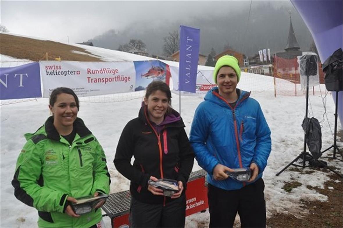 Sieger Geschwindigkeitsmessung: Kinder: Tanja Kuhnen, Damen: Celiné Eschler, Herren: Lars Rösti.