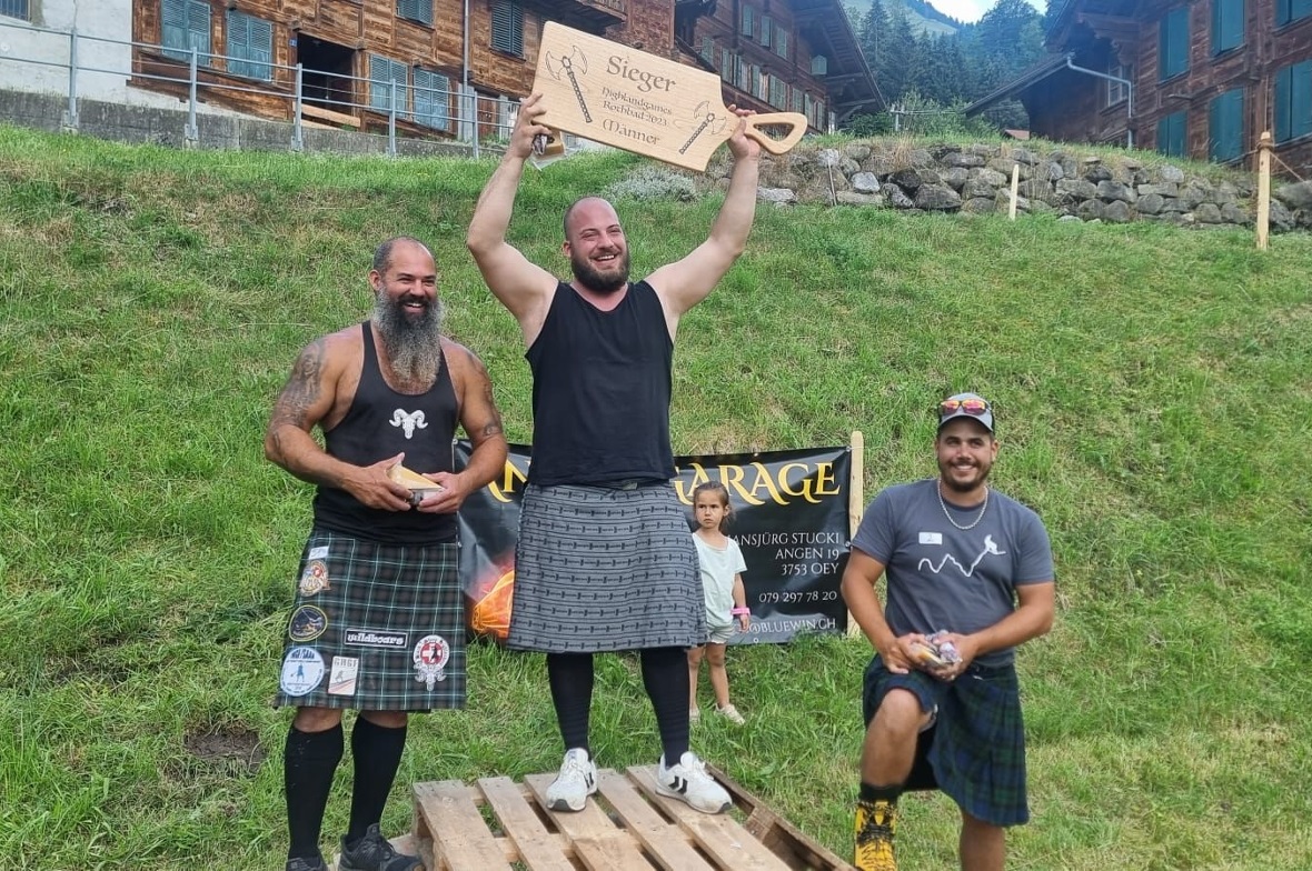 Sieger Herren v.l.n.r. Simeon Brügger, Michael Weibel, Thomas Neukomm