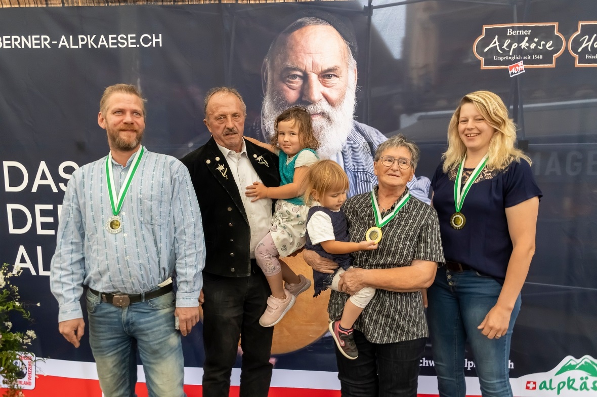 Sieger Kategorie «Mutschli»  2. Rang: Andreas Meier, Boptingen, Alp Müllerschwan...