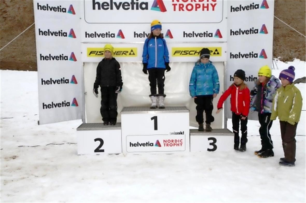 Sieger der Mädchen U8.