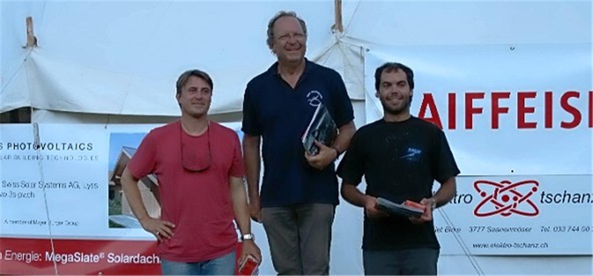 Sieger der RM: Philippe Riccardi, Pierre-Alain Desmeules, Harald von Siebenthal.