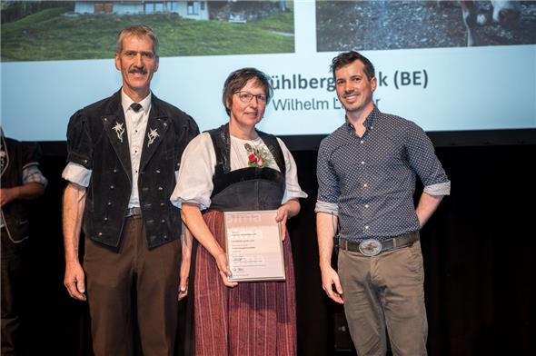 Sieger in der Kategorie Hartkäse: Wilhelm und Erika Lauber, Lenk, von der Alp Bühlberg.
