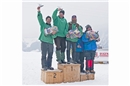 Siegerehrung Herren: 1. Rang Stefan Roos und Nick Riedweg, Heiligchrüz 6; 2. Ran...