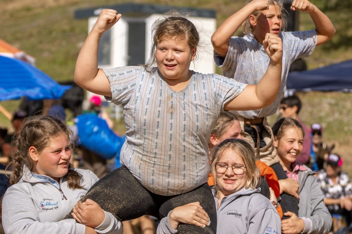 Siegerin 1b Nahla Enz und 1a Morier Blanche in der Kategorie Meitli 2.