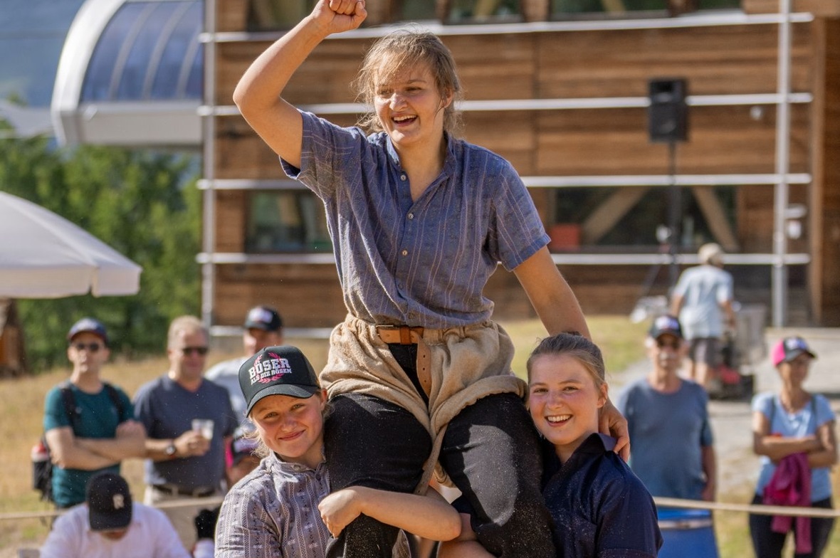 Siegerin Laura Künzi bei den Meitli 1.