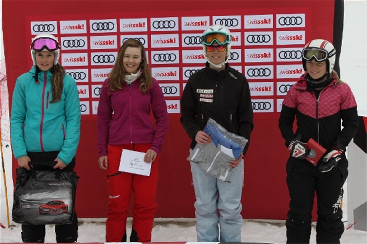 Siegerin Rahel Hess. 2. Nathalie Rauber, 3. Caroline Bläsi, 4. Jasmin Tschümperl...