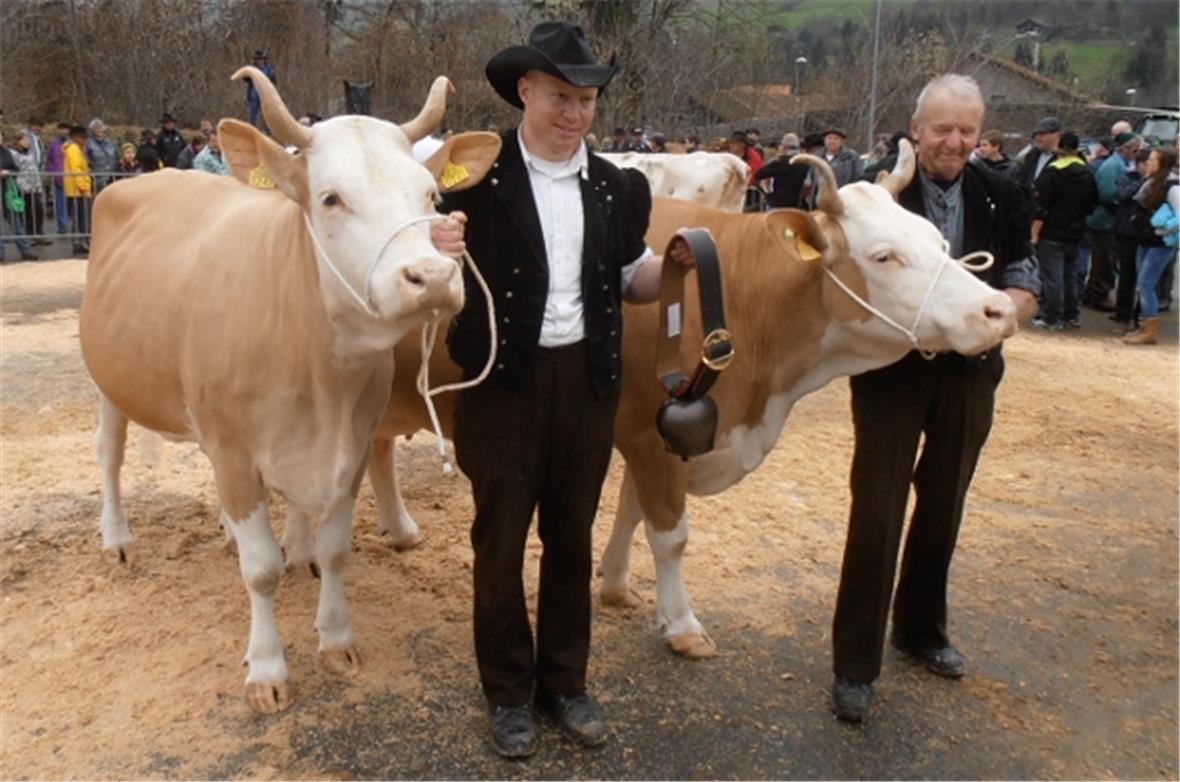 Siegerinnen Mutter-Tochtercup von Blatti Michael & Niklaus, Zelg, Oberwil.