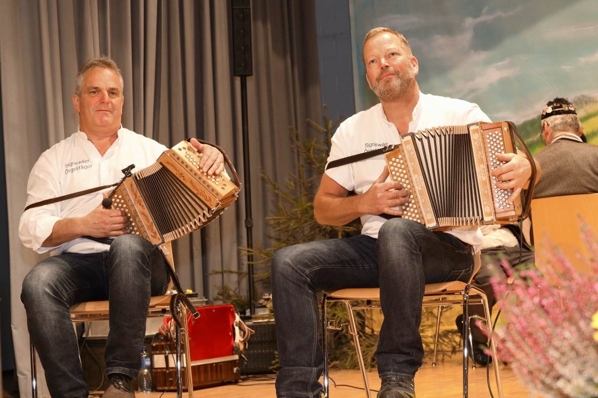 Sigriswiler Örgelifäger brachten gute Stimmung auf.