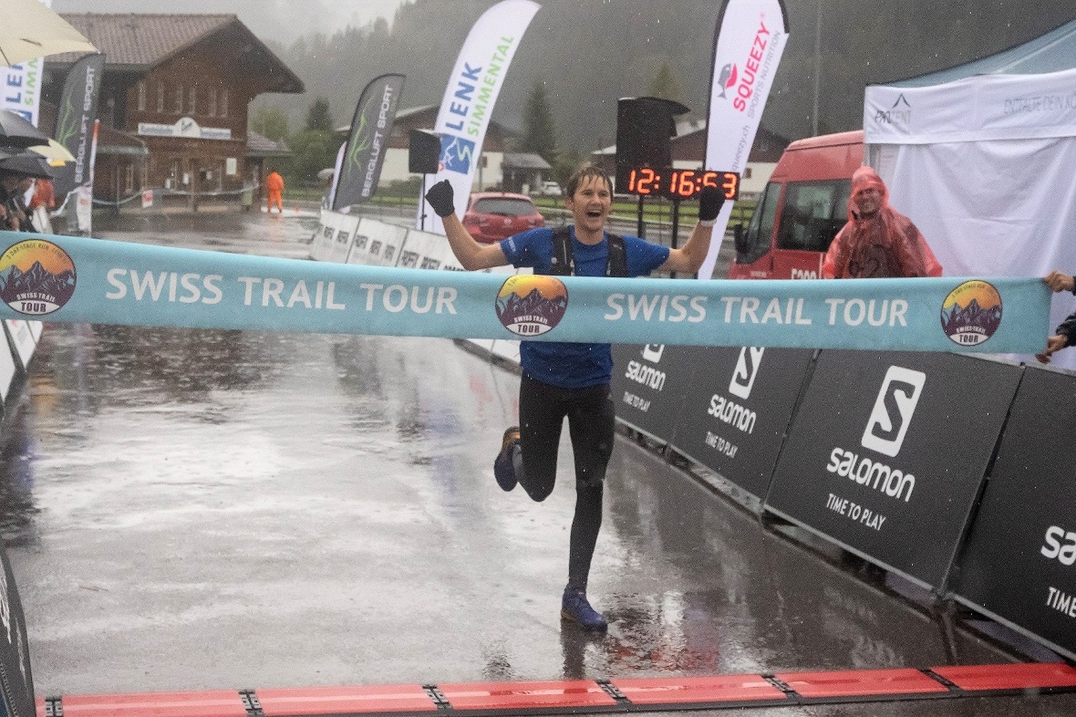 Silas Walther legt die total 86 Kilometer in 8:26:57 Stunden zurück.