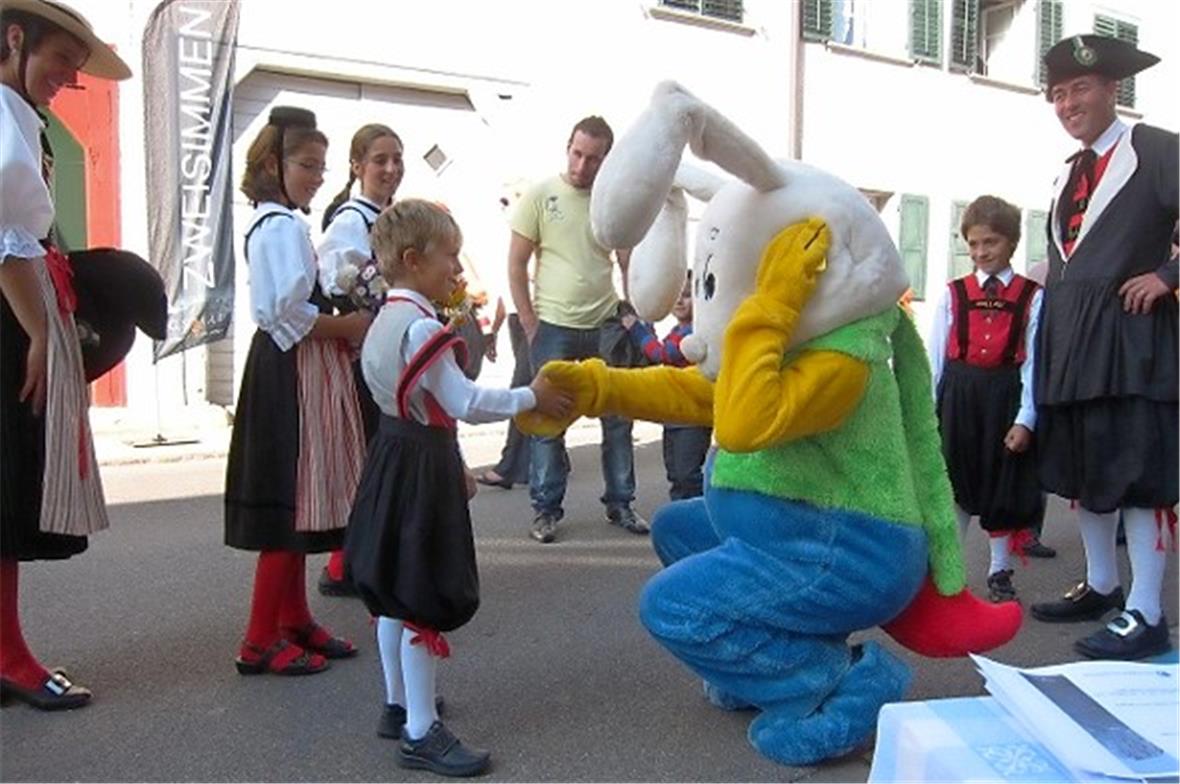 Snowli erfreute gross und klein.