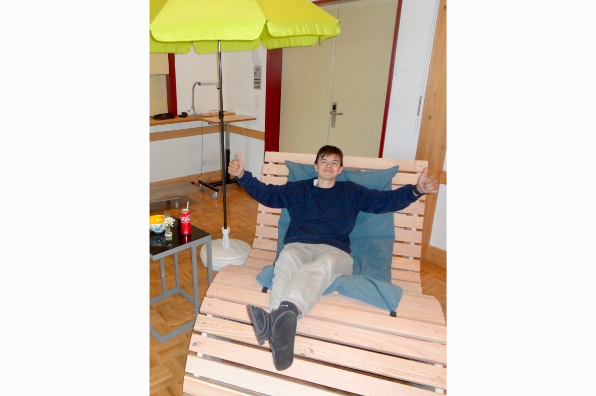 So stellt sich Jarne Niederhauser der Feierabend im 1. Lehrjahr vor.