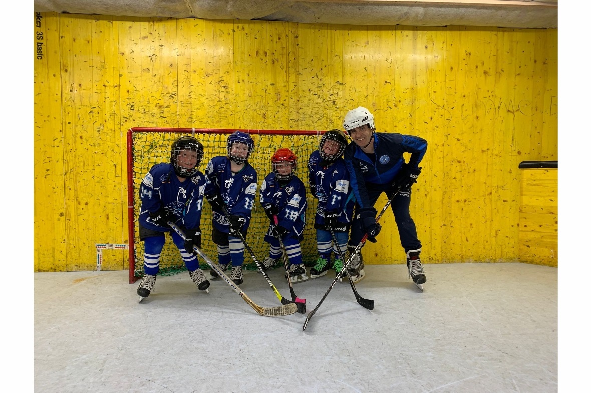 Sogar im Sommer ist es mit der richtigen Einrichtung möglich auf Kufen Hockey zu...