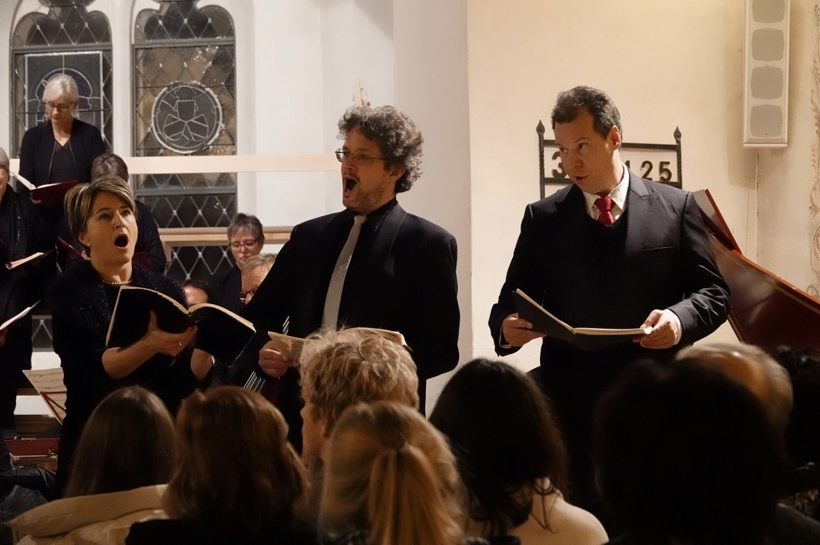 Solistenterzett mit Beatrice Ruchti (Sopran), Jan-Martin Mächler (Tenor) und Ste...