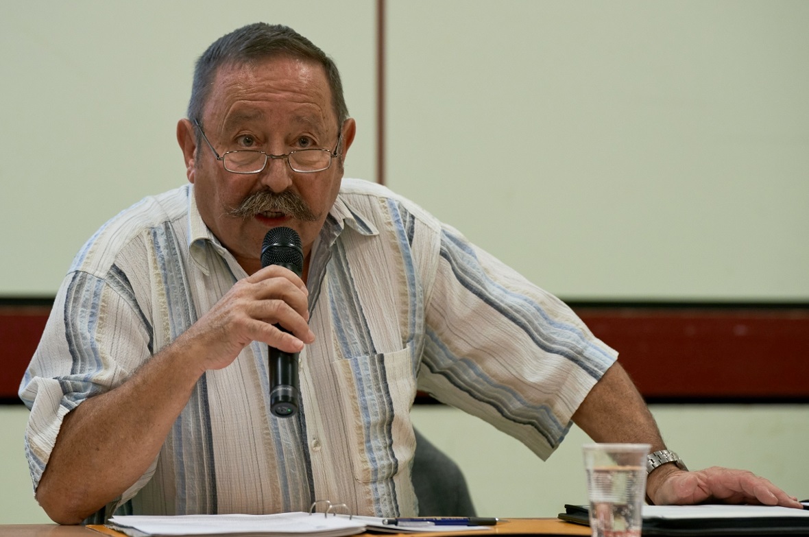 Souveräne Leitung: Gemeindepräsident Albert Wampfler führte durch die Gemeindeve...