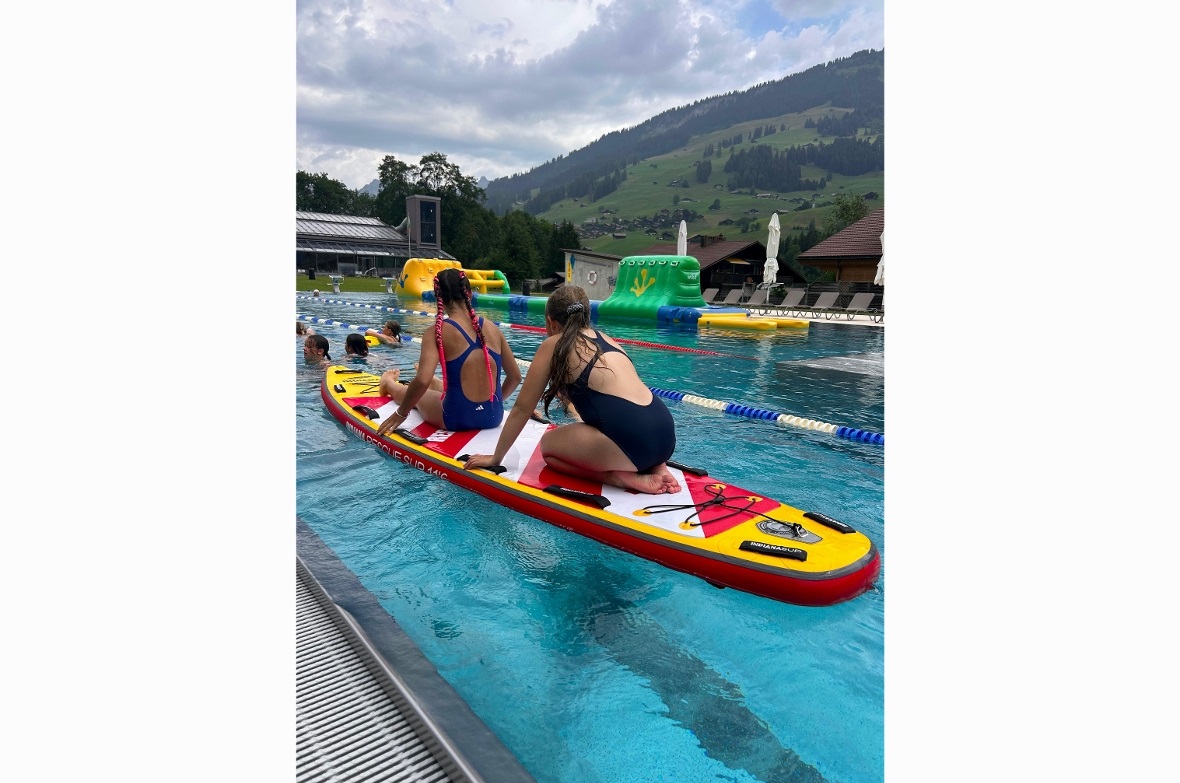 Spannender Einblick in die Möglichkeiten einer Wasserrettung beim Rettungsschwim...