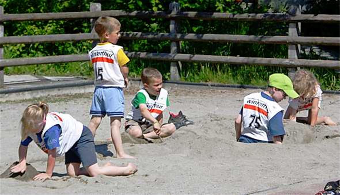Spass im grossen Sandkasten