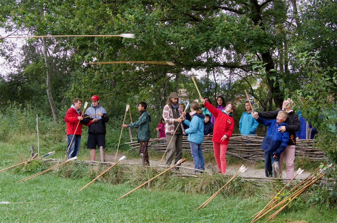 Speerwerfen in Gletterens.