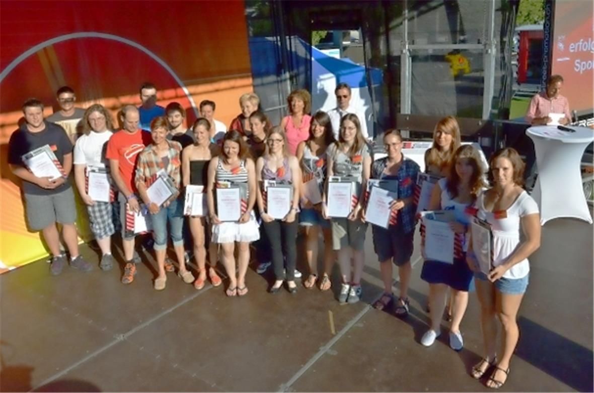 Sportlerehrung 2012 in Spiez.