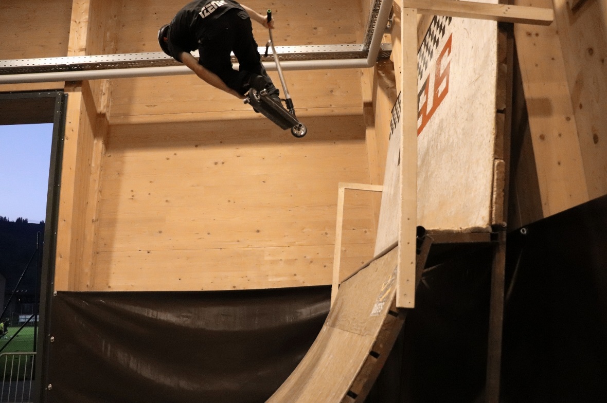 Sprünge auf der grossen Rampe