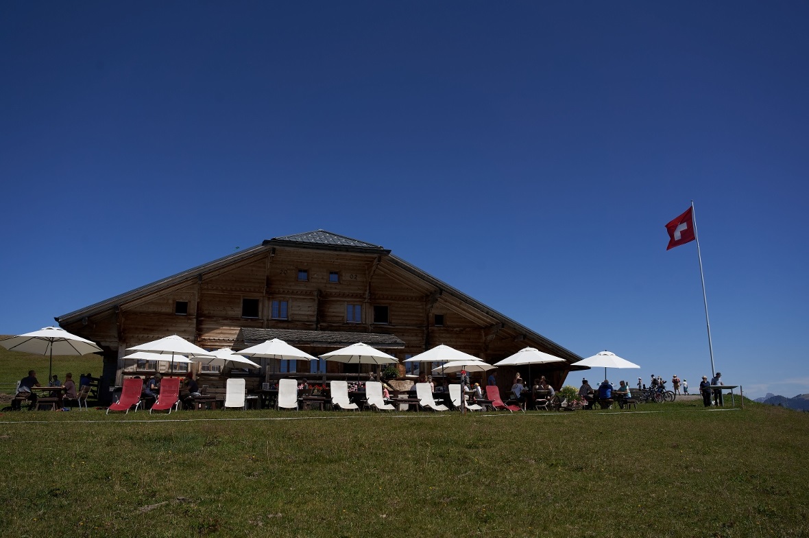 Stärkung für Zuschauer und Aktive am Hüsliberg.