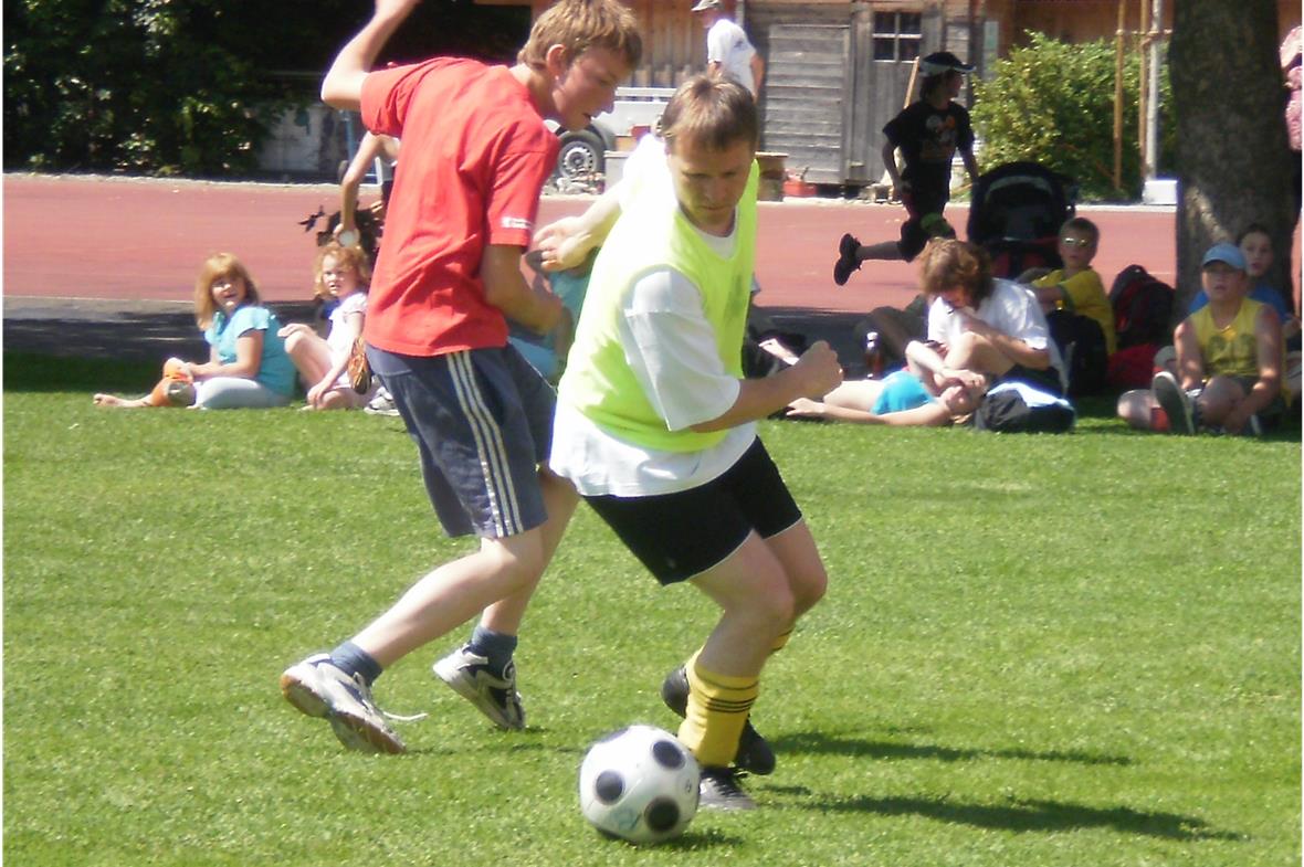 Starker Einsatz beim Lehrer-Schüler-Match.