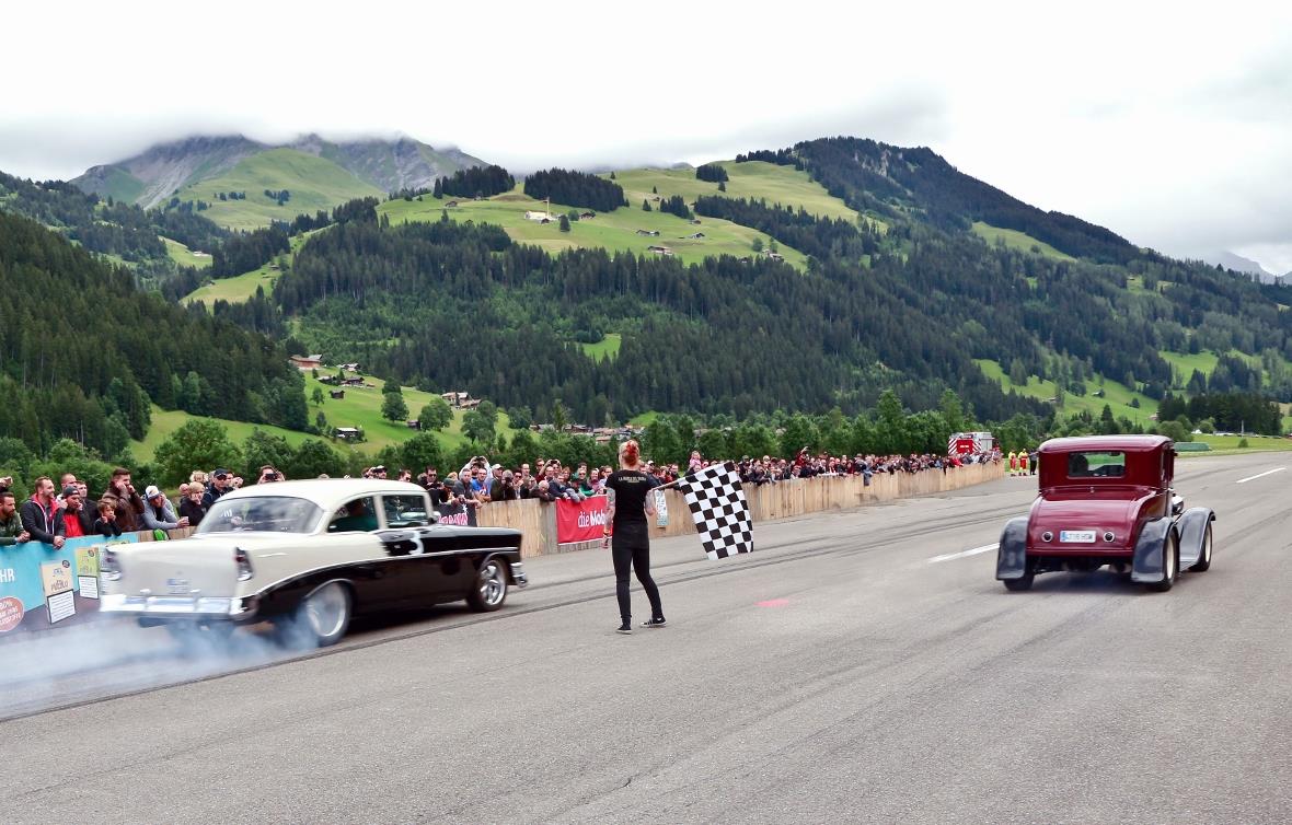 Start beim ein Achtel-Mile Rennen.